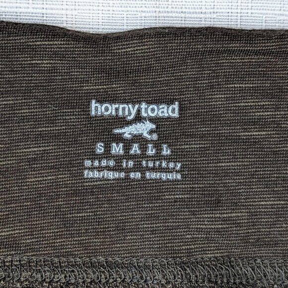 Horny Toad Women's Brown Scallop Ruffle Hem Tencel‎ Lyocell Organic Cotton Skirt - Picture 4 of 6